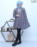 مانتو چمن گل ریز