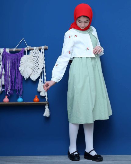 کت و سارافون گیلاس دخترانه