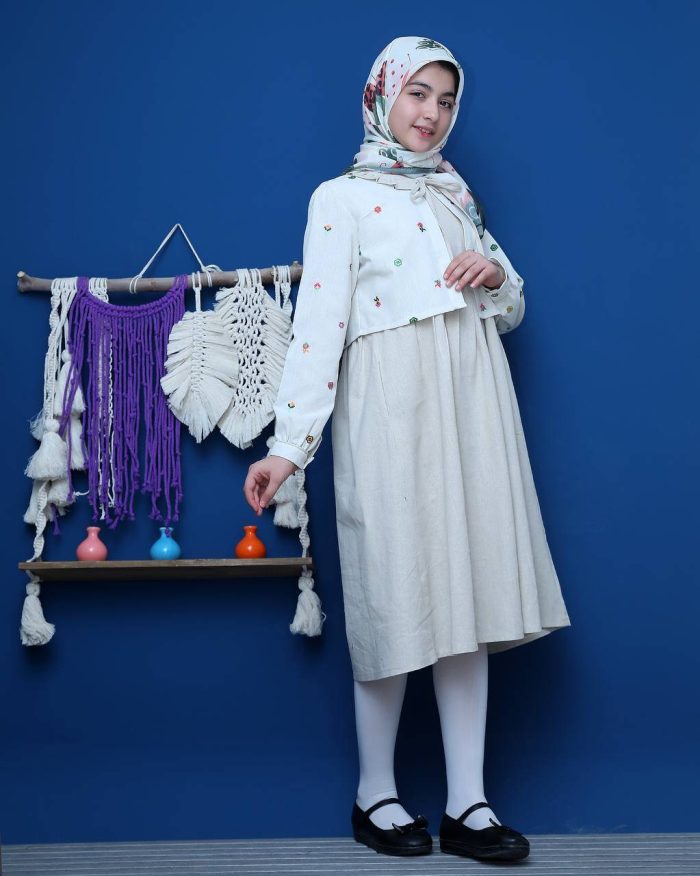 کت و سارافون گیلاس دخترانه زیبا