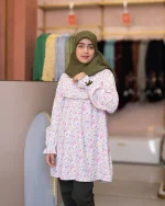 تونیک مخمل دخترانه شیک پاییزی