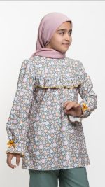 تونیک مخمل دخترانه پوشیده