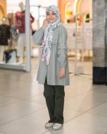 تونیک بنفشه نوجوان سبز بلند