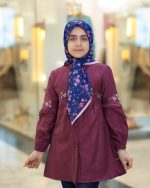تونیک بنفشه نوجوان پوشیده