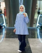 تونیک بنفشه نوجوان بلند