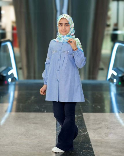 تونیک بنفشه نوجوان بلند