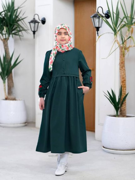 عبای پیراهنی قاصدک دخترانه