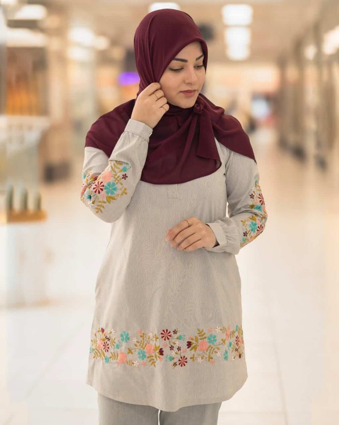 تونیک نسترن زنانه نسکافه ای