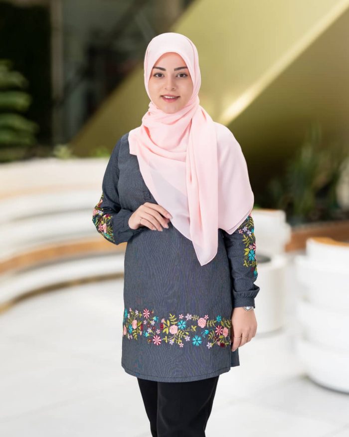 تونیک نسترن زنانه دودی
