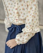 شومیز آیناز دخترانه گل ریز اسپرت
